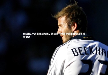 熊猫app官方网站-WE战队半决赛赛后专访，苏汉伟与柯昌宇首度晋级决赛感言激动